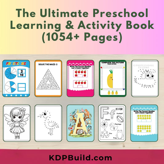 The Ultimate Preschool Learning & Activity Book (1054+ Pages)